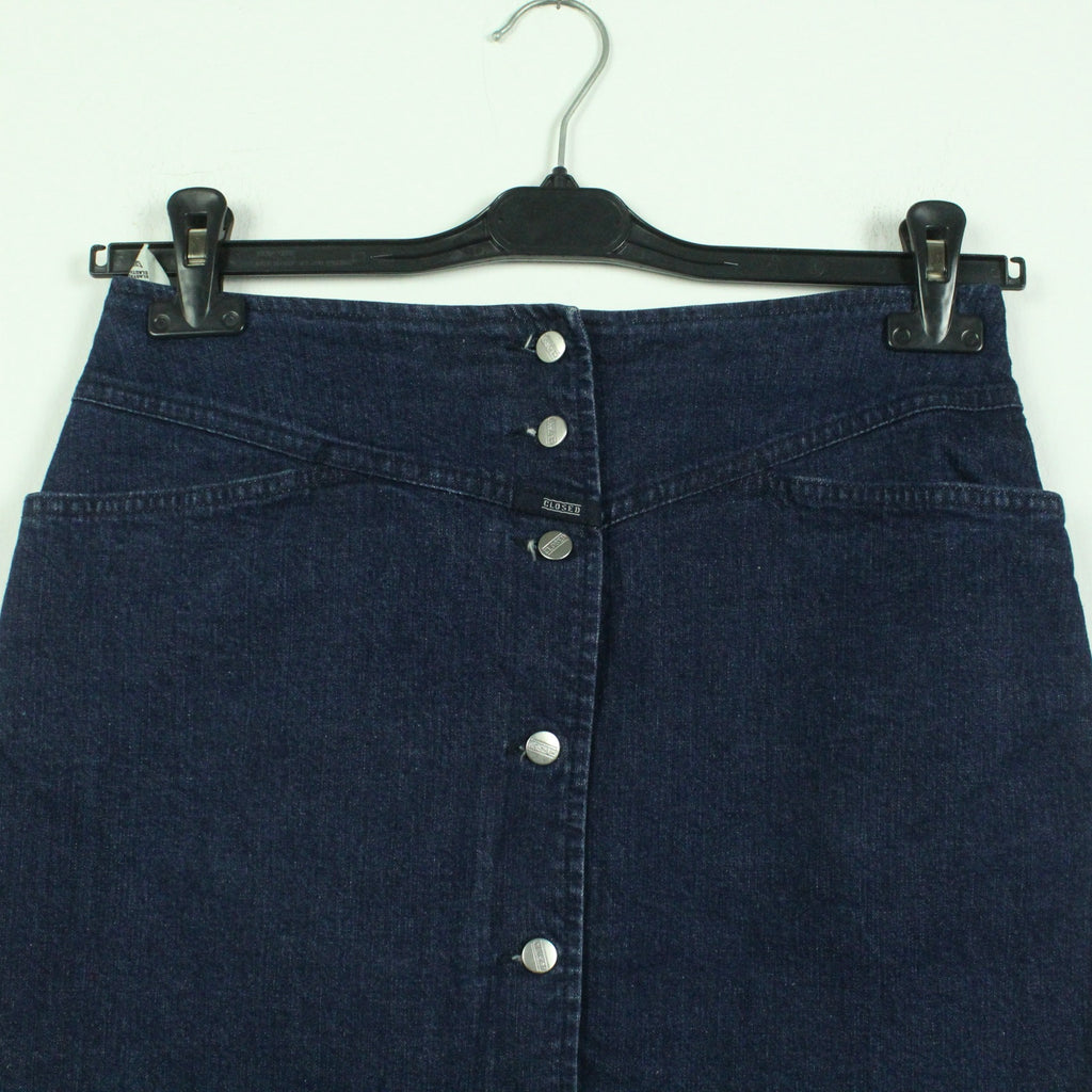 Second Hand CLOSED Jeansrock Gr. 38 | ital 44 dunkelblau Stretchrock (*)