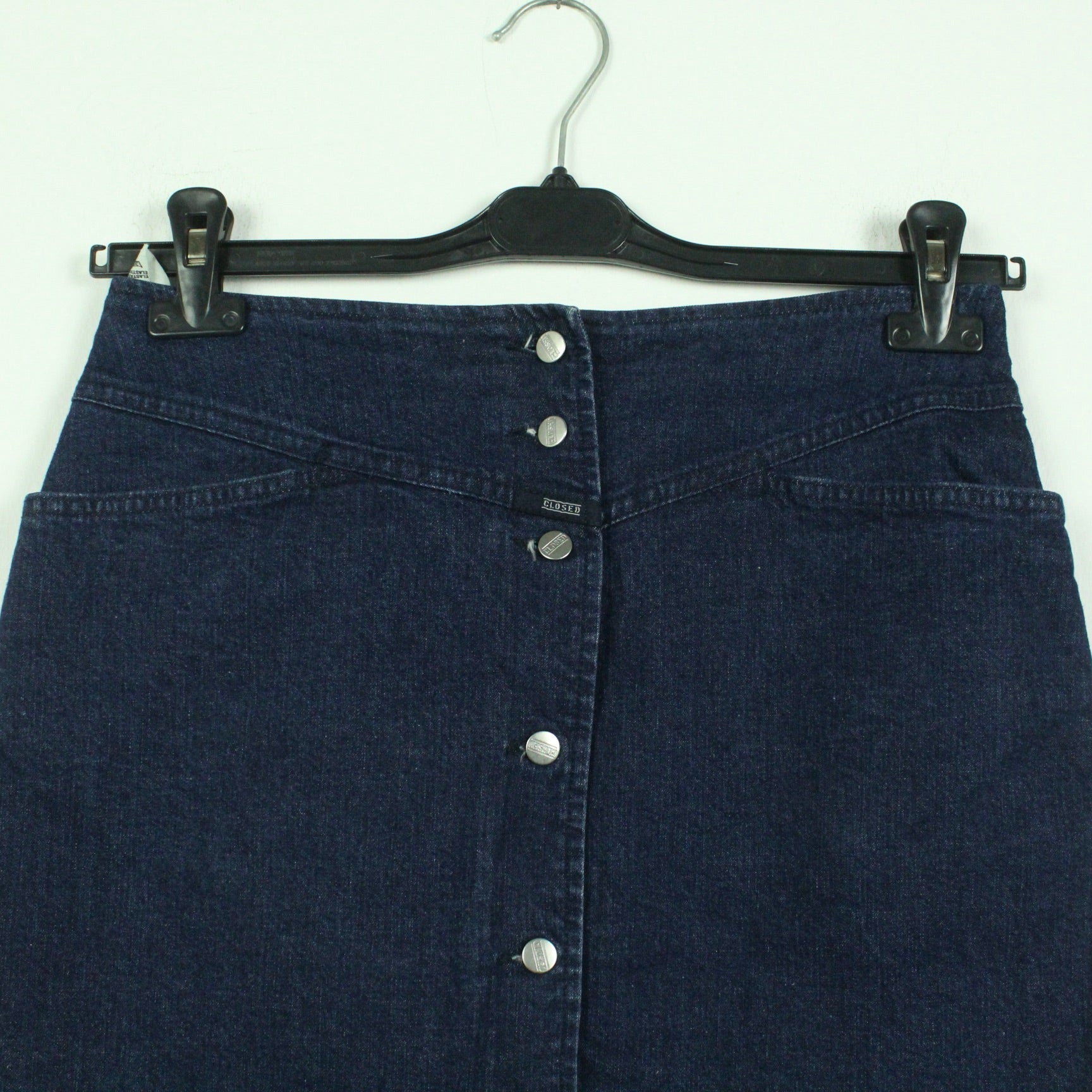 Second Hand CLOSED Jeansrock Gr. 38 | ital 44 dunkelblau Stretchrock (*)