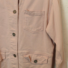Laden Sie das Bild in den Galerie-Viewer, Second Hand ZARA Jeansjacke Gr. S rosa Jacke (*)