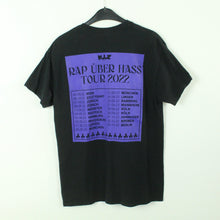 Laden Sie das Bild in den Galerie-Viewer, Vintage K.I.Z T-Shirt / Bandshirt Gr. M schwarz mit Print und Backprint RAP ÜBER HASS TOUR 2022 (*)