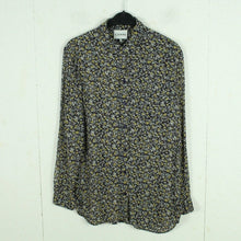 Laden Sie das Bild in den Galerie-Viewer, Second Hand GANNI Bluse Gr. S mehrfarbig geblümt oversized Mod: Allen Georgette (*)