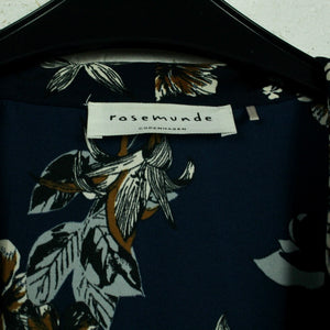Second Hand ROSEMUNDE Kimono Gr. OS blau mehrfarbig geblümt (*)