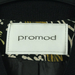 Second Hand PROMOD Blouson Gr. 38 schwarz mehrfarbig gemustert Jacke (*)