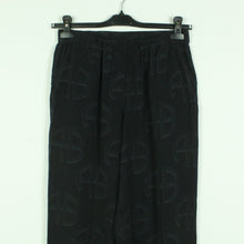 Laden Sie das Bild in den Galerie-Viewer, Second Hand ANINE BING Hose Gr. M schwarz wide leg gemustert (*)