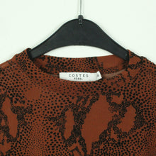 Laden Sie das Bild in den Galerie-Viewer, Second Hand COSTES REBEL Mesh Longsleeve Gr. XS braun schwarz Animalprint (*)