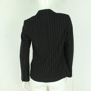 Second Hand INWEAR Blazer Gr. 38 schwarz weiß gestreift Jacke (*)