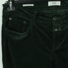 Laden Sie das Bild in den Galerie-Viewer, Second Hand CLOSED Jeans Gr. W31 grün uni Samt (*)