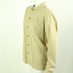 Second Hand ZARA Hemd Gr. M hellbraun uni oversized (*)