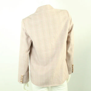 Second Hand NA-KD Blazer Gr. 36 altrose kariert Jacke (*)