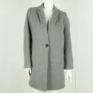 Second Hand SUPERDRY Mantel mit Wolle Gr M grau Übergangsmantel (*)