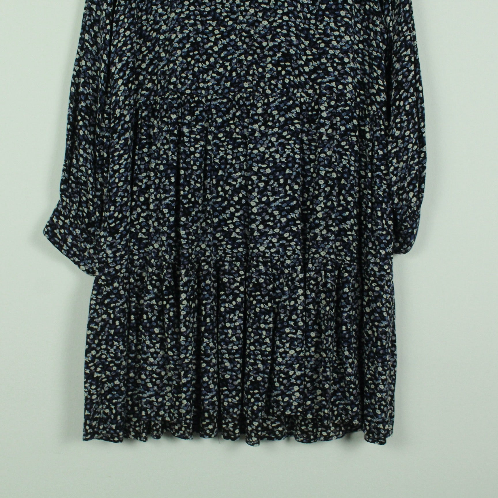 Second Hand BOII Kleid Gr. M blau geblümt (*)