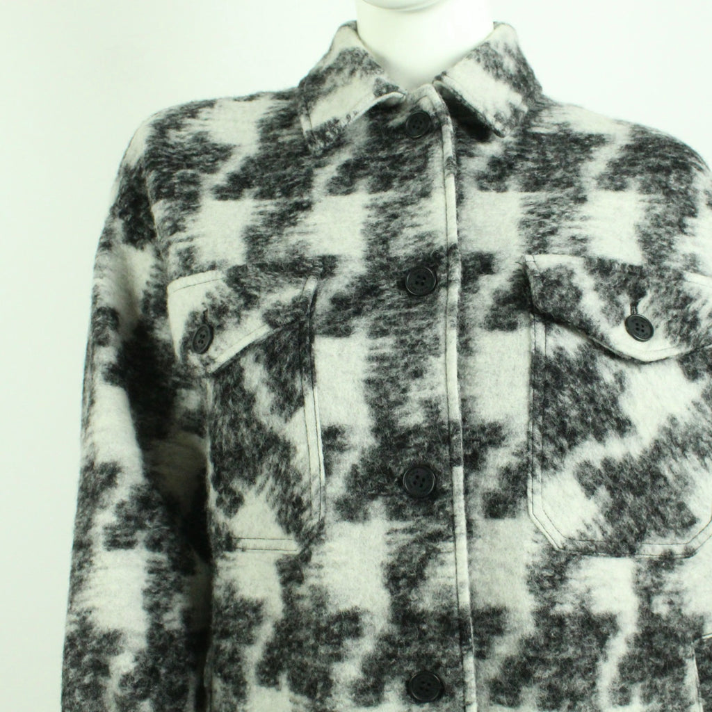 Second Hand SAINT + SOFIA Jacke Gr. M schwarz weiß gemustert (*)