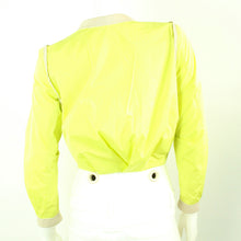 Laden Sie das Bild in den Galerie-Viewer, Second Hand SCHUMACHER Windbreaker Gr. S gelb beige Jacke (*)