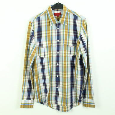 Second Hand HUGO - HUGO BOSS Hemd Gr. M mehrfarbig kariert langarm (*)