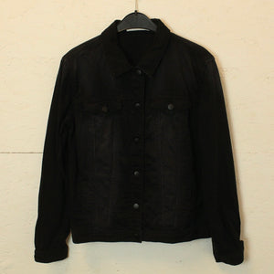 Second Hand JUST FAB Jeansjacke Gr. S schwarz (*)