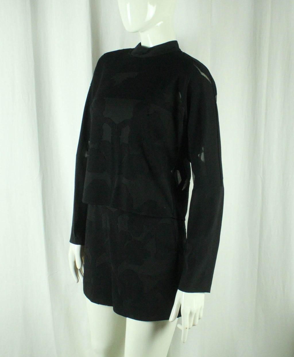 Second Hand TIBI NEW YORK Jumpsuit Gr. US 4 | dt. 34 schwarz Overall  - Seitenansicht