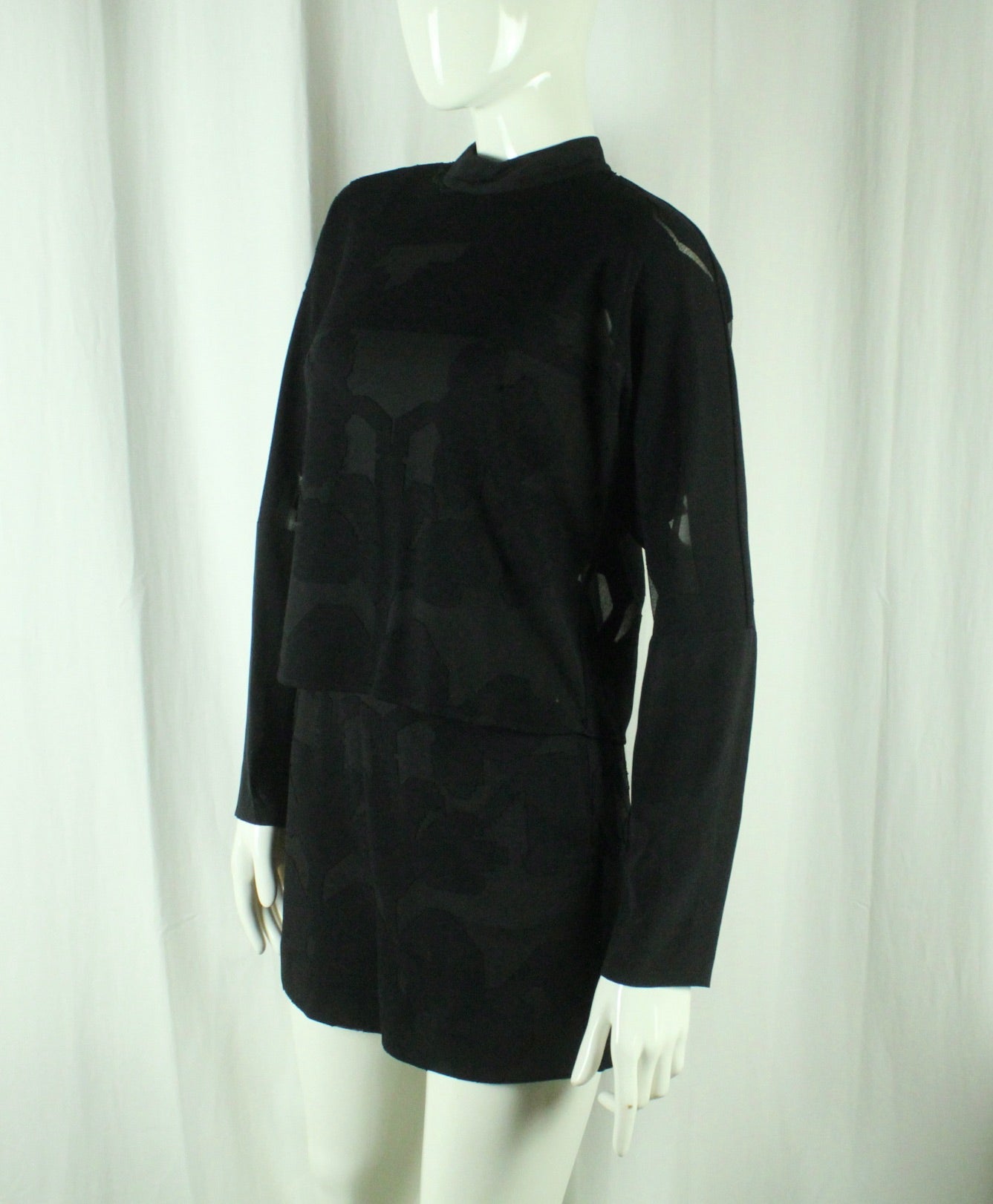 Second Hand TIBI NEW YORK Jumpsuit Gr. US 4 | dt. 34 schwarz Overall  - Seitenansicht