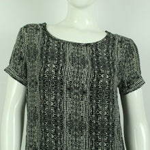 Laden Sie das Bild in den Galerie-Viewer, Second Hand DAY BIRGER ET MIKKELSEN Seidenbluse Gr. 38 schwarz grau (*)