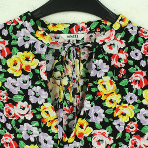 Second Hand MBYM Bluse Gr. XS schwarz bunt geblümt (*)