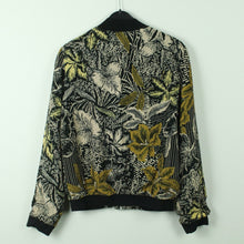 Laden Sie das Bild in den Galerie-Viewer, Second Hand PROMOD Blouson Gr. 38 schwarz mehrfarbig gemustert Jacke (*)