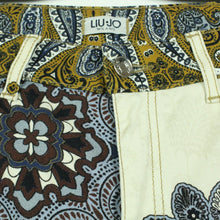 Laden Sie das Bild in den Galerie-Viewer, Second Hand LIU JO Hose Gr. 28 creme mehrfarbig gemustert (*)