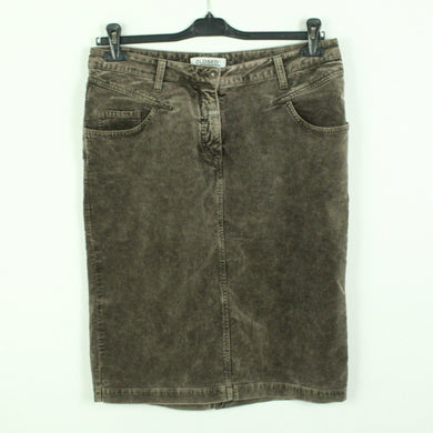 Second Hand CLOSED Samtrock Gr. ital 48 entspricht dt. 42 braun (*)