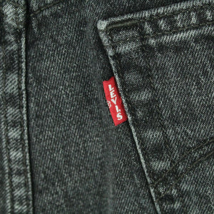 Second Hand LEVI'S PREMIUM Jeansshorts W29 grau Mod. 501 Denim Shorts (*)