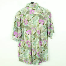Laden Sie das Bild in den Galerie-Viewer, Vintage 90s Crazy Pattern Hemd Gr. L bunt gemustert kurzarm (*)