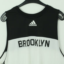 Laden Sie das Bild in den Galerie-Viewer, Second Hand ADIDAS NBA Basketball Trikot Gr. XXL schwarz weiß BROOKLYN NETS