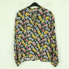 Laden Sie das Bild in den Galerie-Viewer, Second Hand MBYM Bluse Gr. XS schwarz bunt geblümt (*)
