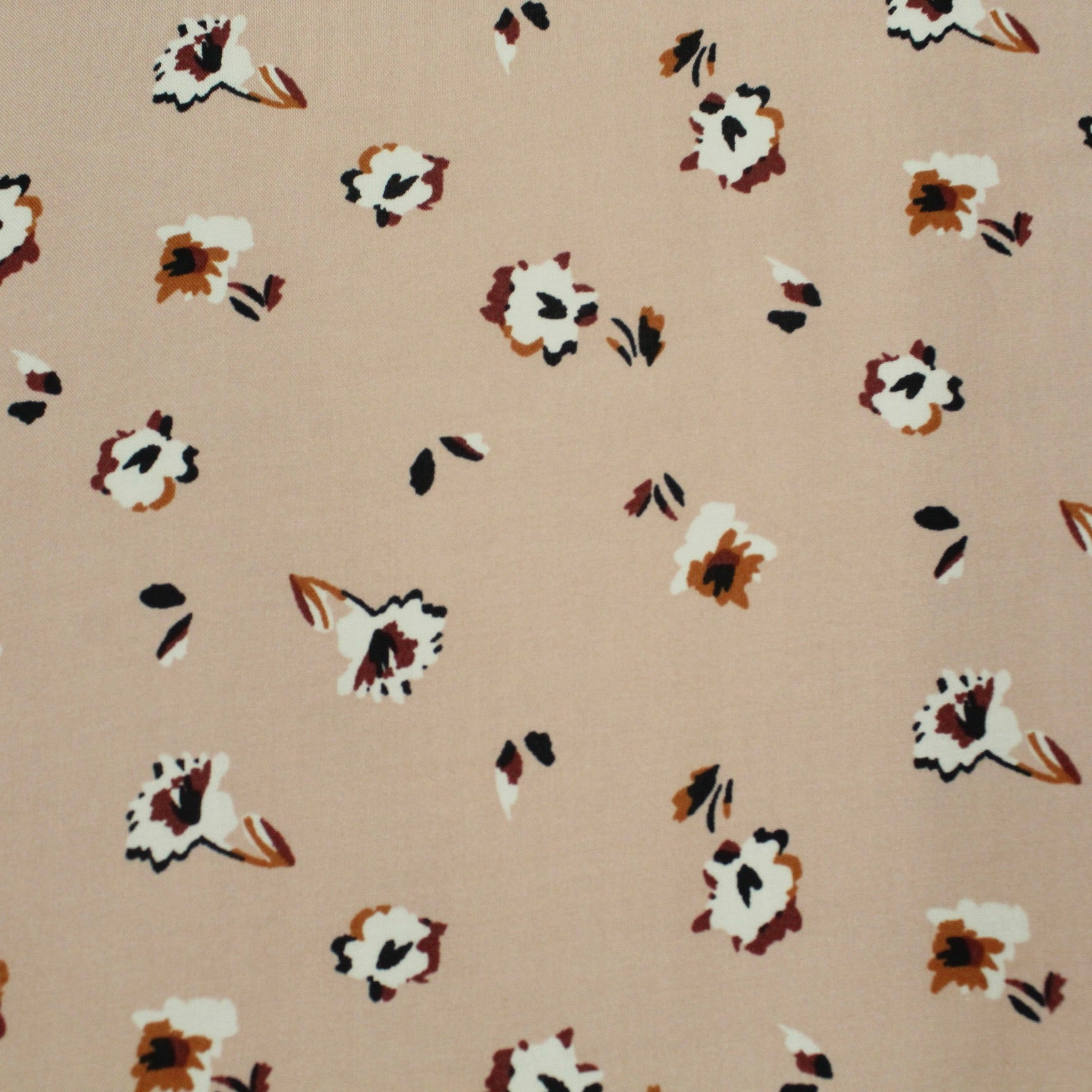 Second Hand SAINT TROPEZ Kleid Gr. M rosa abstrakt geblümt (*)