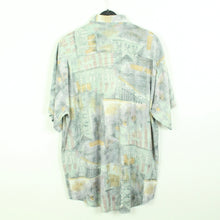 Laden Sie das Bild in den Galerie-Viewer, Vintage 90s Crazy Pattern Hemd Gr. L bunt gemustert kurzarm (*)