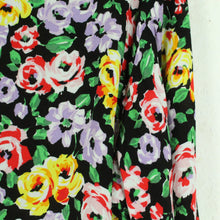 Laden Sie das Bild in den Galerie-Viewer, Second Hand MBYM Bluse Gr. XS schwarz bunt geblümt (*)