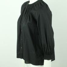 Laden Sie das Bild in den Galerie-Viewer, Second Hand SEY STUDIO Bluse Gr. 38 schwarz uni (*)