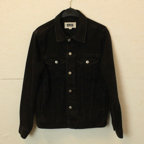 Second Hand WEEKDAY Jeansjacke Gr. S schwarz (*)