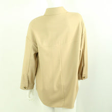 Laden Sie das Bild in den Galerie-Viewer, Second Hand ZARA Hemd Gr. 38 hellbraun uni oversized (*)