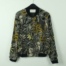 Laden Sie das Bild in den Galerie-Viewer, Second Hand PROMOD Blouson Gr. 38 schwarz mehrfarbig gemustert Jacke (*)