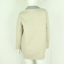 Laden Sie das Bild in den Galerie-Viewer, Second Hand CLOSED Mantel mit Wolle Gr. S beige grau Wendemantel (*)