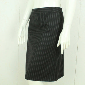 Second Hand JIL SANDER Rock Gr. 36 anthrazit Nadelstreifen (*)