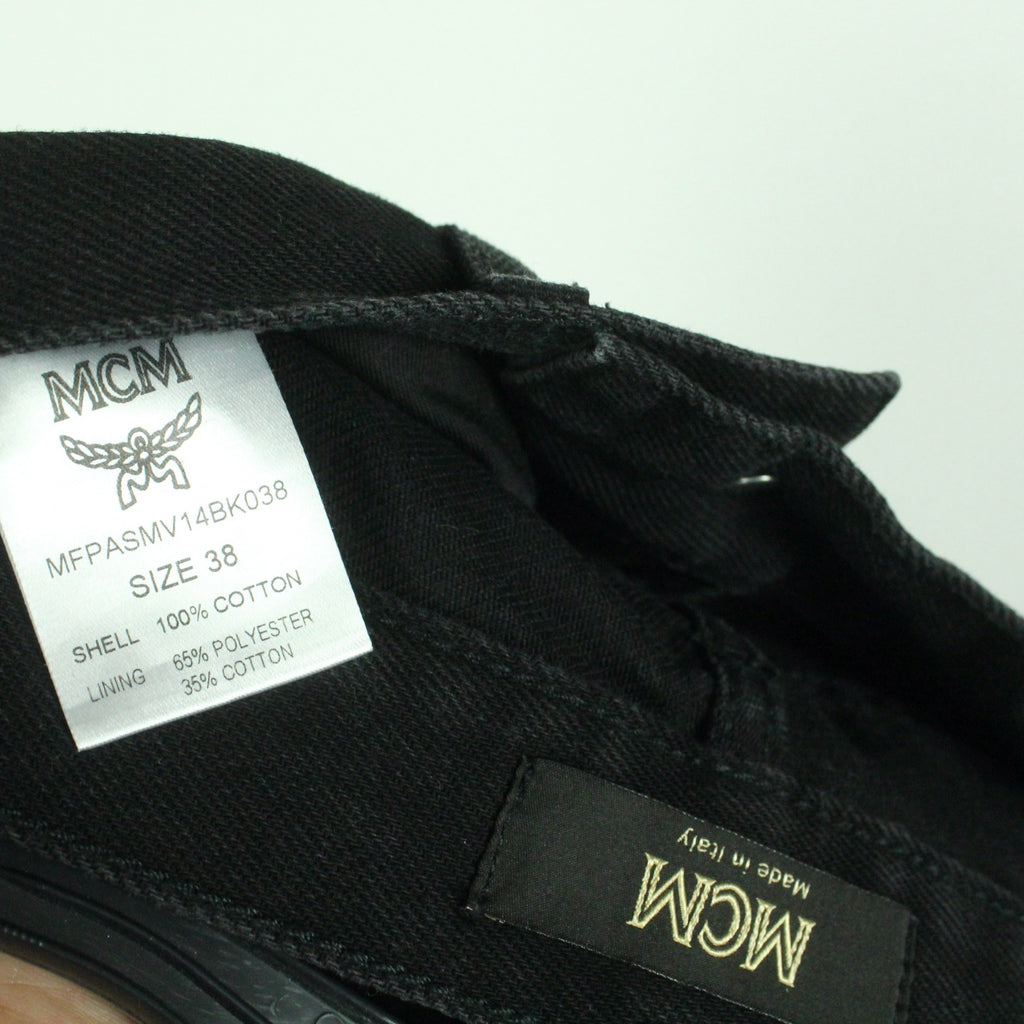 Second Hand MCM Jeans Schlaghaose Gr. 38 uni weites Bein  - Designer (*)