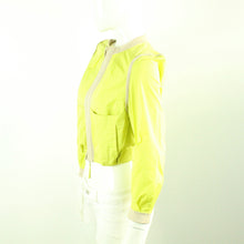 Laden Sie das Bild in den Galerie-Viewer, Second Hand SCHUMACHER Windbreaker Gr. S gelb beige Jacke (*)