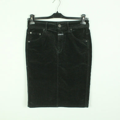 Second Hand CLOSED Samtrock Gr.29 anthrazit Modell: Ruby knielang (*)