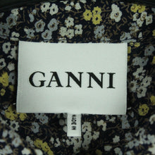 Laden Sie das Bild in den Galerie-Viewer, Second Hand GANNI Bluse Gr. S mehrfarbig geblümt oversized Mod: Allen Georgette (*)