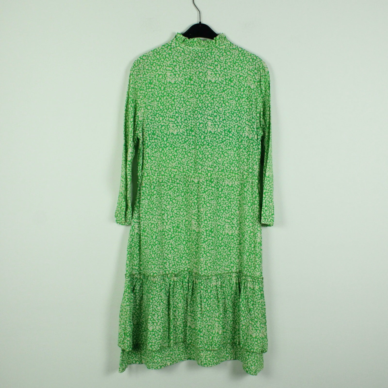 Second Hand SECOND ARRIVAL Kleid Gr. 38 grün weiß geblümt (*)