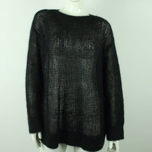 Laden Sie das Bild in den Galerie-Viewer, Second Hand &amp; OTHER STORIES Pullover mit Wolle Gr. S schwarz uni Strick (*)
