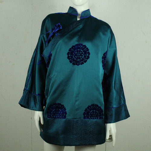 Second Hand KImono Gr. M blau grün (*)