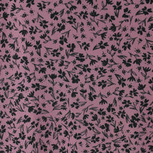 Laden Sie das Bild in den Galerie-Viewer, Second Hand MONKI Rock Gr. S pink schwarz geblümt Mesh Maxirock (*)