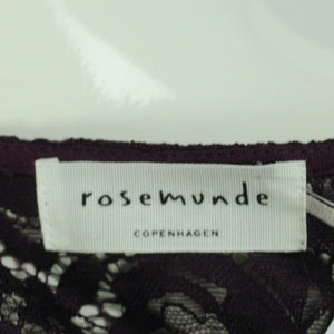 Second Hand ROSEMUNDE Spitzenkleid Gr. S lila uni Spitze Kleid NEU (*)