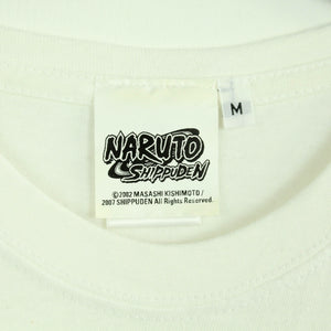 Vintage NARUTO SHIPPUDEN T-Shirt Gr. M weiß mit Print (*)