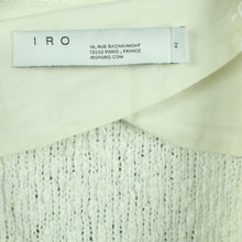 Laden Sie das Bild in den Galerie-Viewer, Second Hand IRO Jacke Gr. 42 weiß uni Modell SHAVANI (*)
